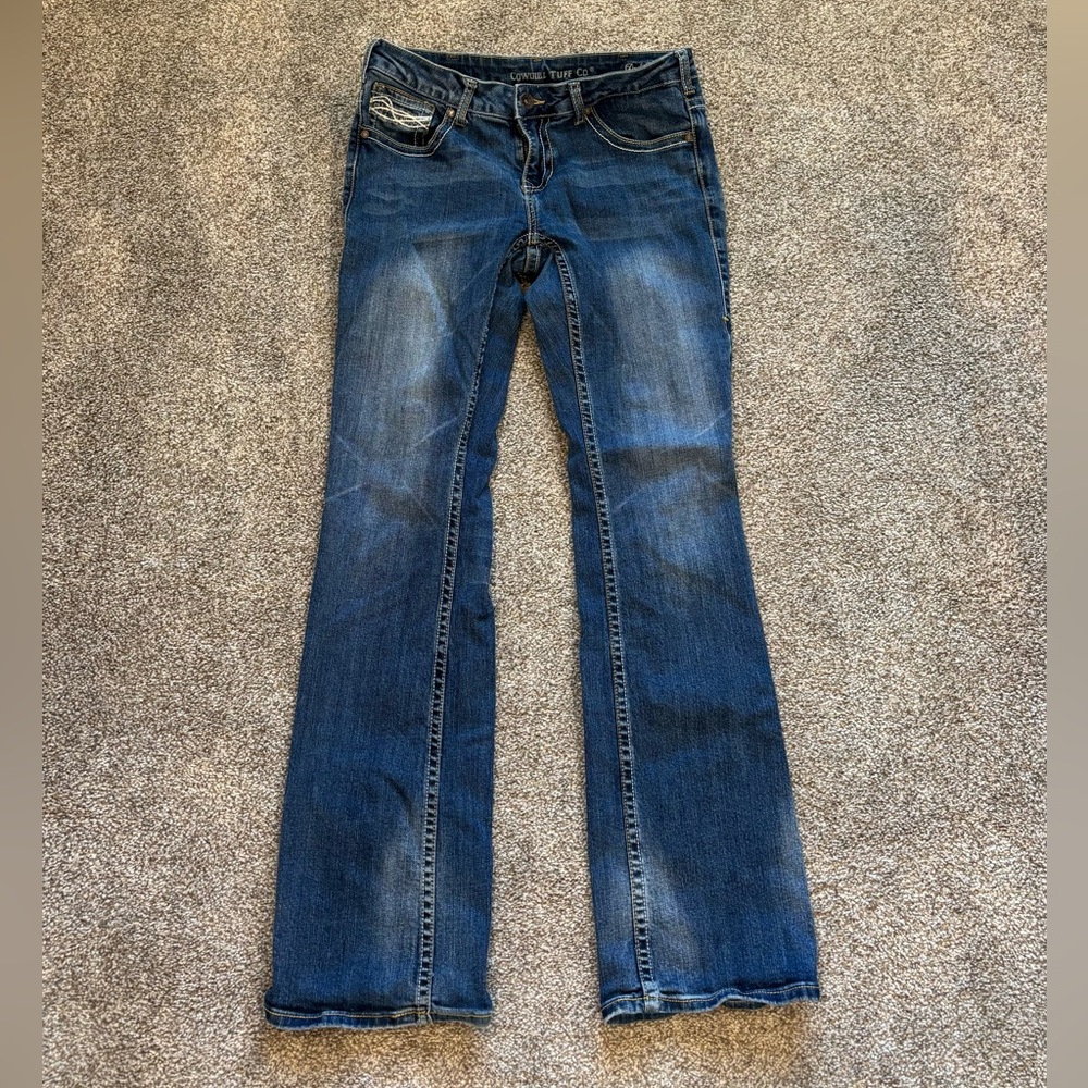 Cowgirl Tuff Dark Wash Bootcut Jeans
